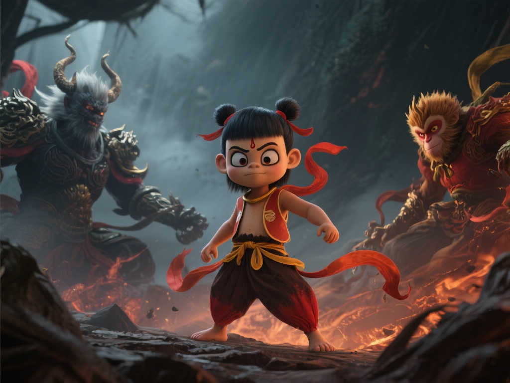 《黑神话》与《大圣归来》对比：哪吒3A游戏引发热议与争议