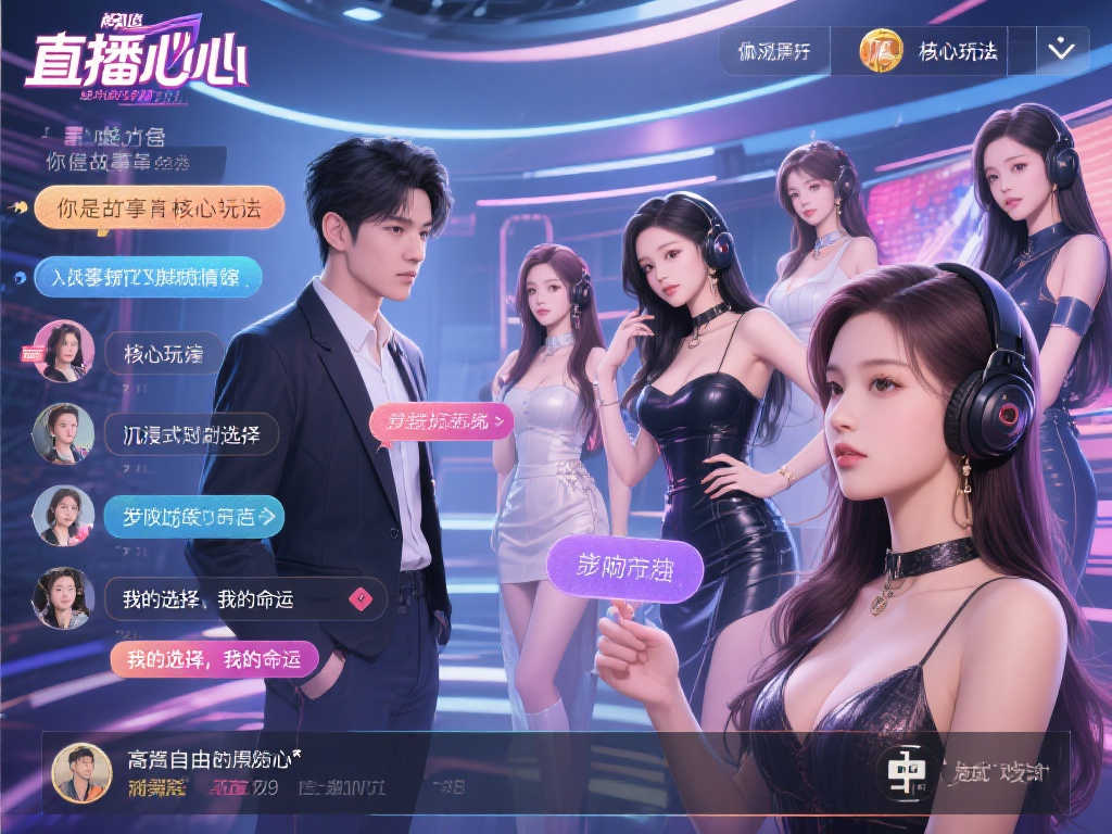 惊艳绝伦!真人美女主演的互动影游《主播之心》震撼上线 惊艳绝伦!真人美女主演的互动影游《主播之心》震撼上线