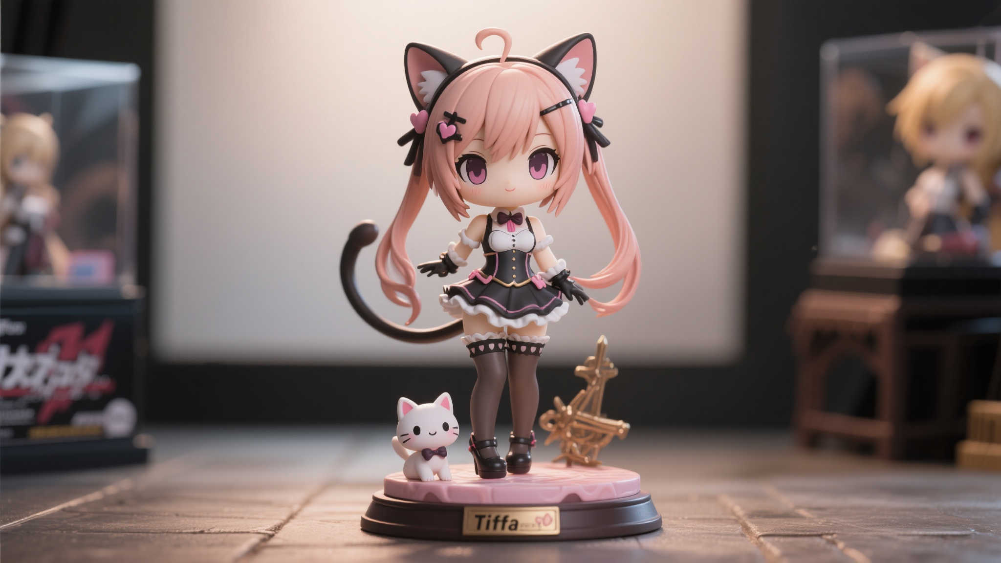 《最终幻想》猫耳蒂法1／6雕像亮相，魅力无限！